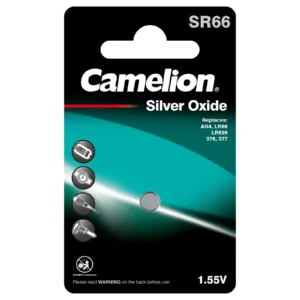 Camelion Silberoxid-Knopfzelle SR66 / SR66w / G4 / LR626 / 377 / SR626 / 177 1er Blister