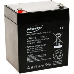 Powery Blei-Gel Akku 12V 6Ah