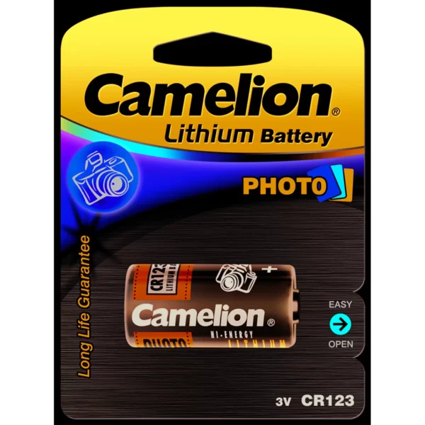 Foto Batterie Camelion CR123 / CR123A / EL123A / DL123A / CR17345 /  1er Blister