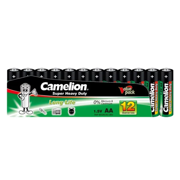 Batterie Camelion Super Heavy Duty R6 / Mignon / AA (5 x 12er Shrink)