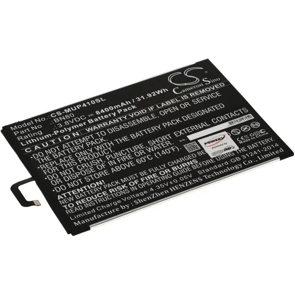Akku für Tablet Xiaomi Mi Pad 4 Plus / Typ BN80