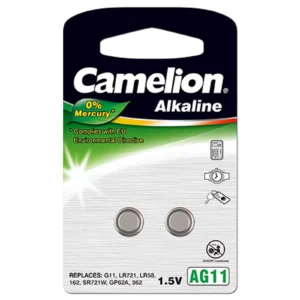 Camelion Knopfzelle 362 LR58 LR721 AG11 2er Blister