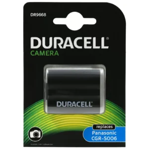 Duracell Akku für Digitalkamera Panasonic Lumix DMC-FZ8 Serie / Typ CGR-S006E