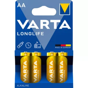 Varta Batterien AA LR06 Alkaline Mignon Longlife 1