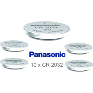 Panasonic Lithium Knopfzelle CR2032 / DL2032 / ECR2032 10 Stück lose