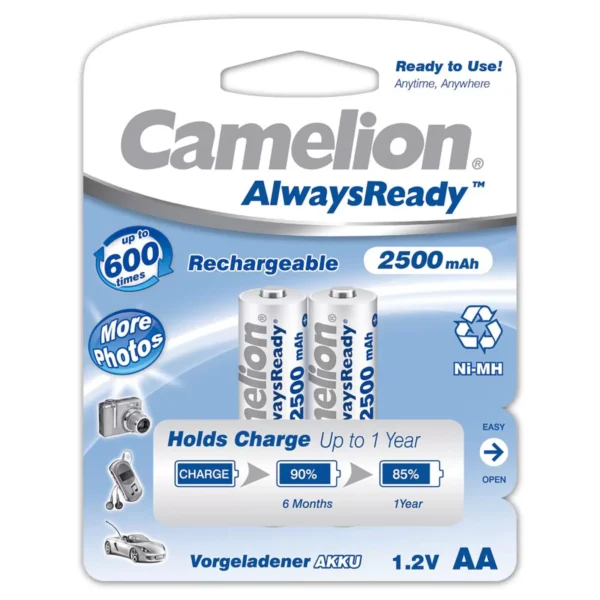 Camelion HR6 Mignon AA AlwaysReady 2er Blister 2500mAh