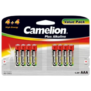 Batterie Camelion Micro LR03 MN2400 HR03 Plus Alkaline (4+4) 8er Blister