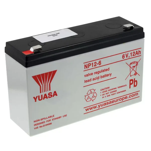 YUASA Bleiakku NP12-6 Vds