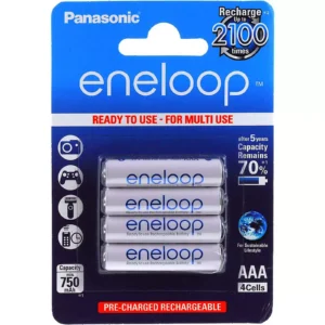 Panasonic eneloop Microakku AAA HR03 HR-4UTG 800mAh NiMH 4er Pack