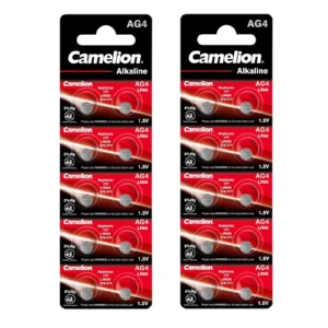 20x Camelion Knopfzelle LR66 / AG4 / G4 / LR626 / 177 / SR626W / GP77A / 377