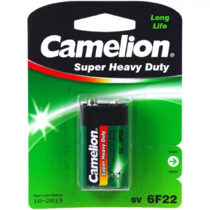 Batterie Camelion Super Heavy Duty 6F22 9-V-Block 1er Blister