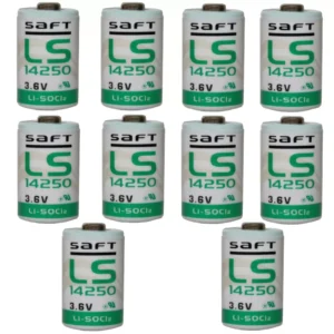 10x Lithium Batterie Saft LS14250 1/2AA 3