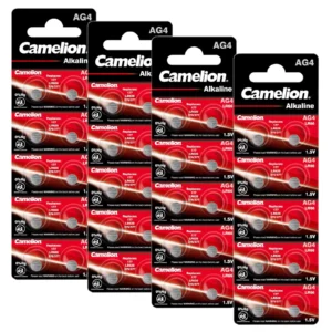 40x Camelion Knopfzelle LR66 / AG4 / G4 / LR626 / 177 / SR626W / GP77A / 377