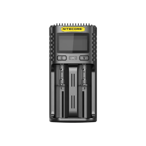 USB-2-Slot-Ladegerät Nitecore UM2 für Li-Ion-