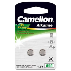 Camelion Knopfzelle 364 LR60 LR621 AG1 2er Blister