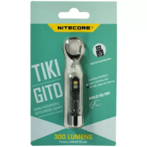 Schlüsselanhänger-Taschenlampe Nitecore TIKI  GITD - Glow in the Dark