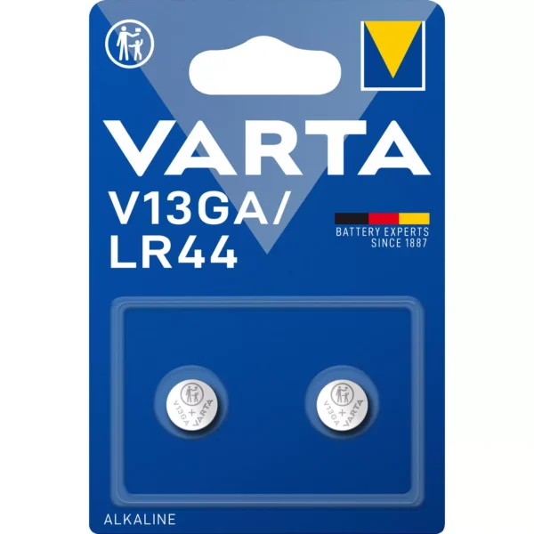 Varta Knopfzelle LR44 AG13 V13GA A76 2er Blister