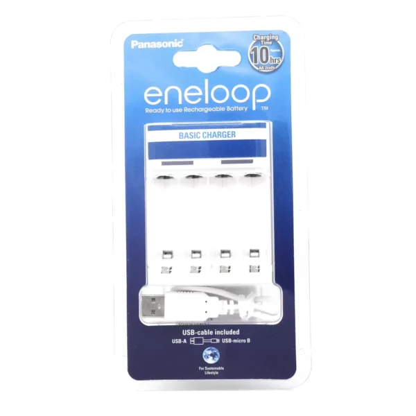 Ladegerät Panasonic eneloop BQ-CC61 inkl. Micro-USB Kabel