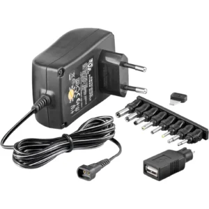 Universal-Netzteil inkl. 1x USB- u. 8x DC-Adapter 3V-12V inkl. 9 Stecker