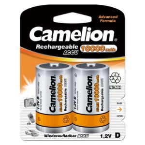 Camelion Ni-MH Akku HR20 Mono D 2er Blister 10000mAh