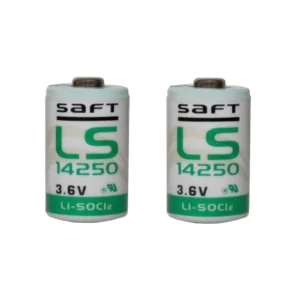 2x Lithium Batterie Saft LS14250 1/2AA 3