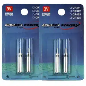 4x Stabbatterie CR425 für Elektro Posen