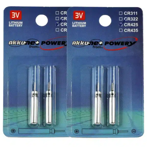 4x Stabbatterie CR425 für Elektro Posen