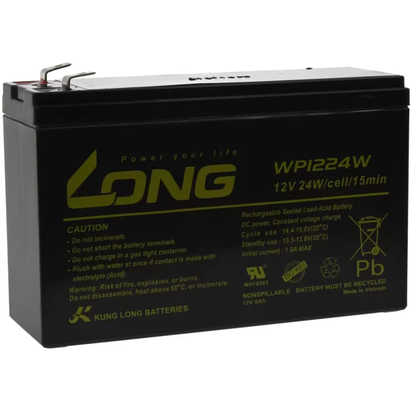 KungLong Bleiakku WP1224W 12V 6Ah