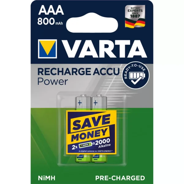 Varta Power Akku Ready2Use TOYS Micro AAA 2er Blister