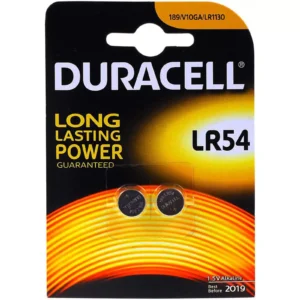 10x Duracell Knopfzelle Typ AG10 2er Blister (20 Stück)