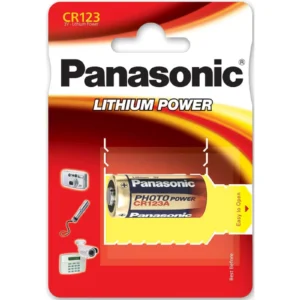 Foto Batterie Panasonic Photo Power 123 CR123A RCR123 1er Blister