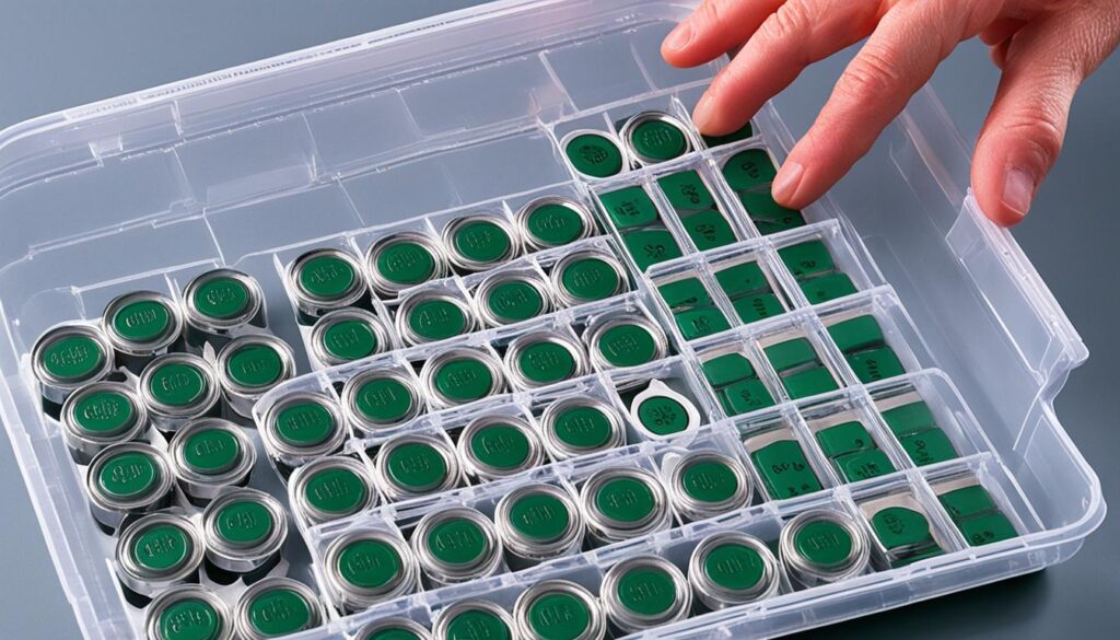 Knopfzellen sachgerechte Lagerung und Pflege