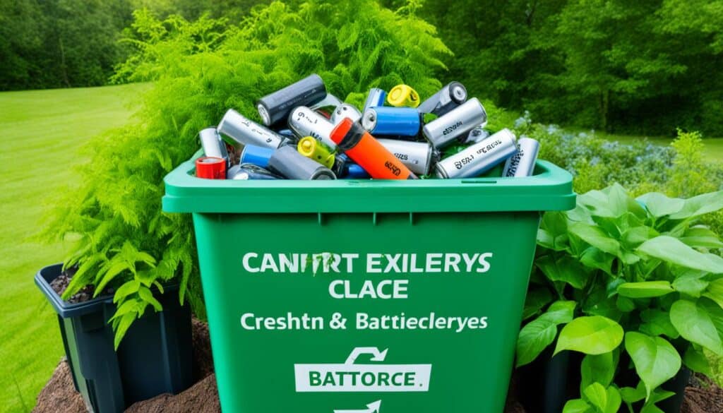 Umweltfreundliche Entsorgung von Batterien