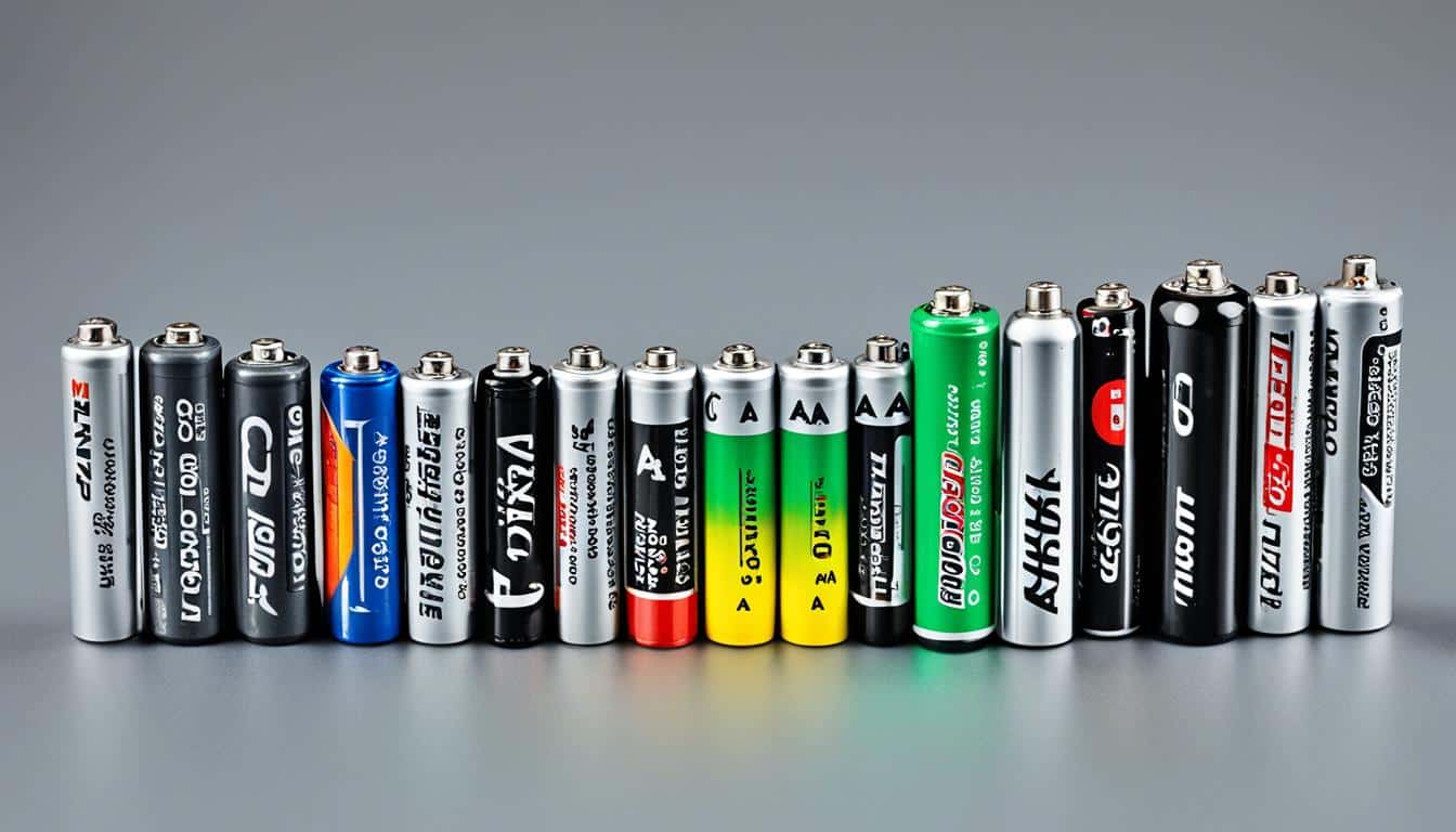 Unterschiede zwischen AA, AAA, C, D und 9V Batterien