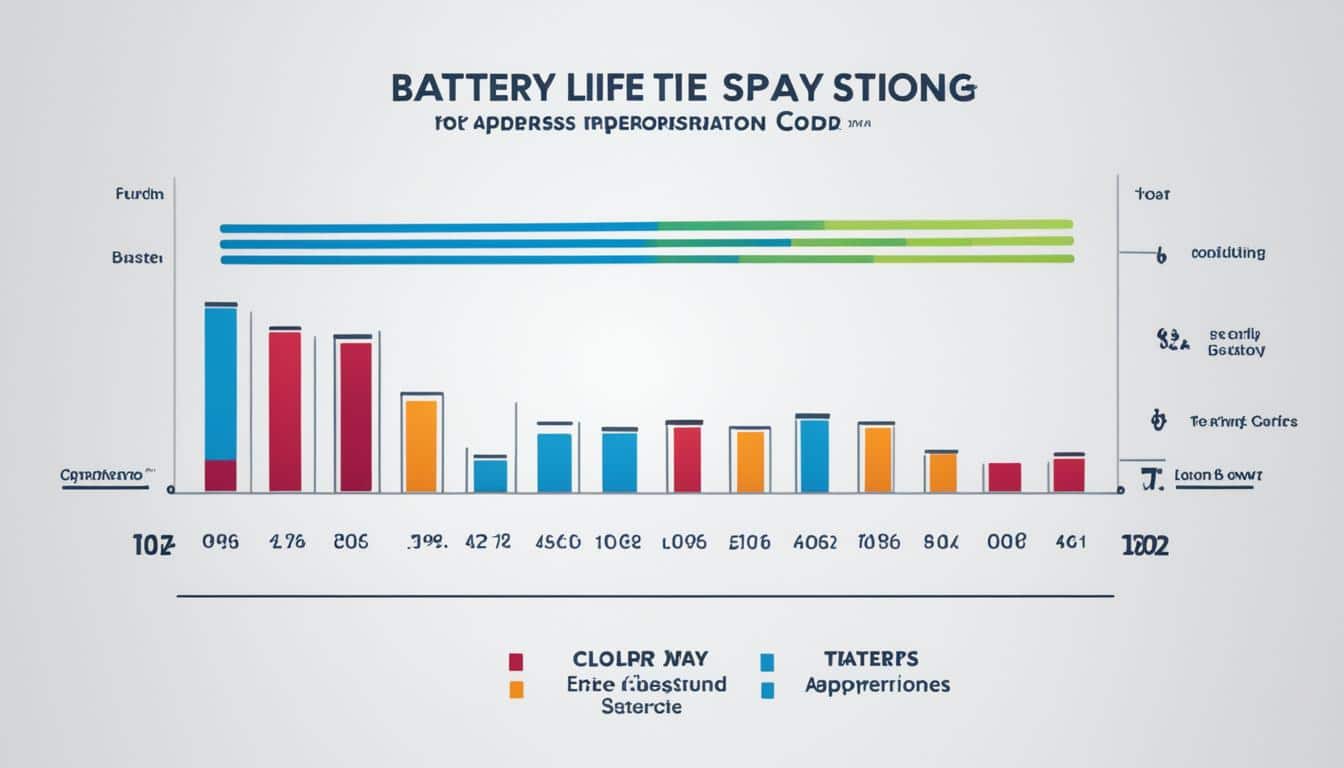 Vergleich von Batterielebensdauern
