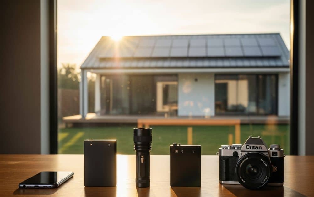 Energie im Wandel vom Akku im Alltag zur Solaranlage auf dem Dach